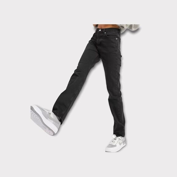 ASOS Weekend Wire Black Denim Jeans Organic Cotton 28 x 30 NWT - Picture 1 of 8